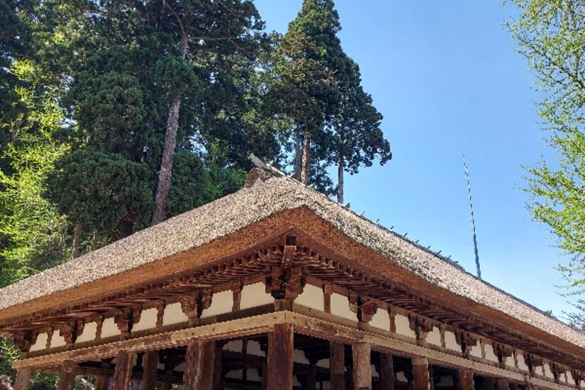 寝殿造りの神殿❣️新宮熊野神社　福島県