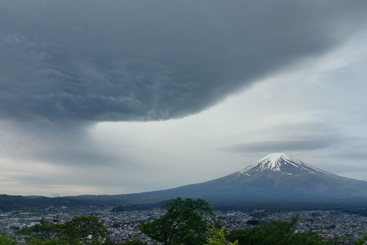 大好きな富士山　龍神様現れる‼️山梨県